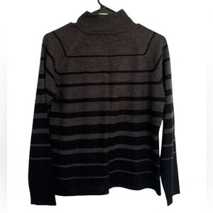 Vintage striped gray long sleeves Jessica shirt size large